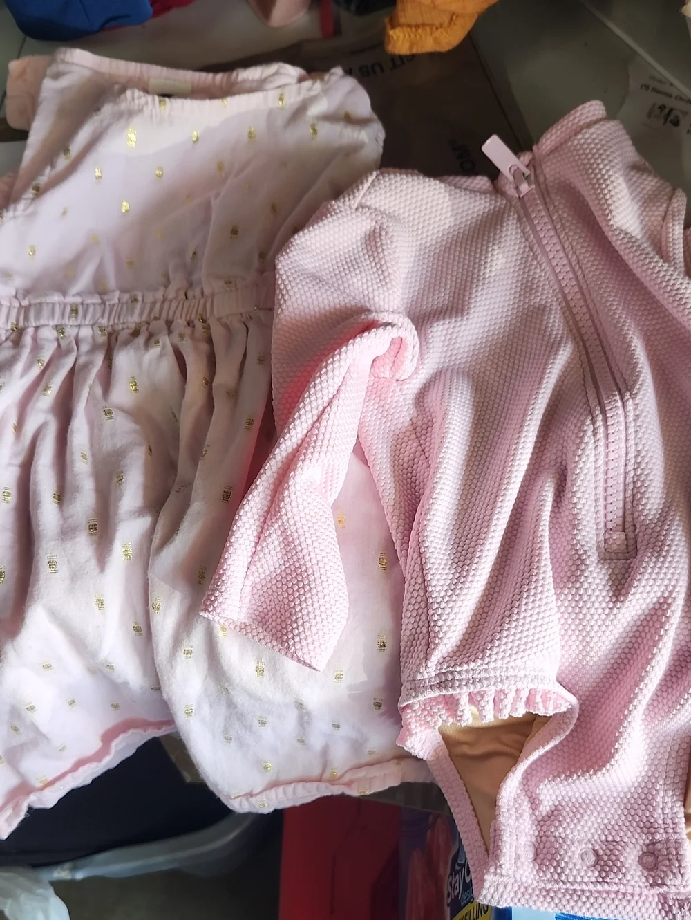 Old Navy Light Pink Baby Clothing Dress & Swim Suit